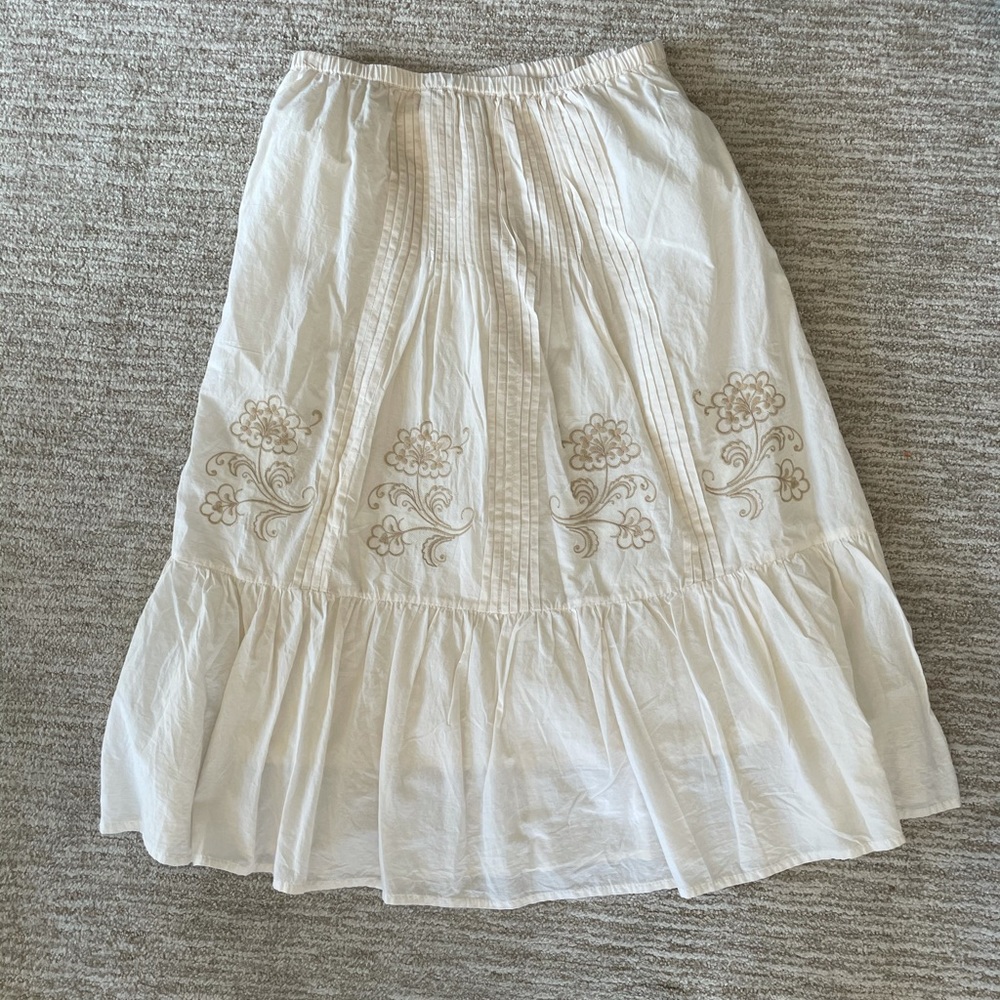 Krazy kat cream skirt
